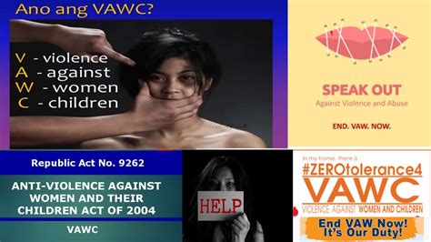 vawc poster ra 9262|A Summary on Expanded Violence Against Women .